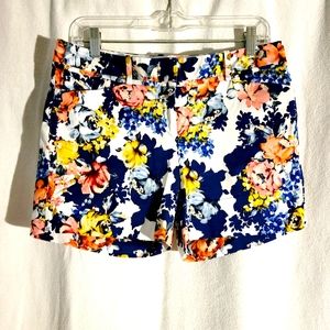 The Limited Floral Print Cotton Dress Shorts Size 6